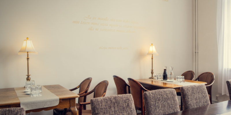 Kaks Ruusun ravintolasali