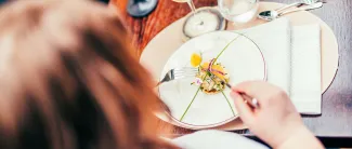 Hotelli Oscarin ruoka-annos.