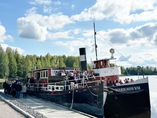 Warkaus VII yleisöristeily Navitaksen rannassa 