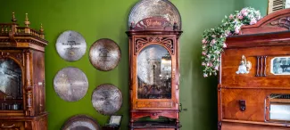 Soittimia Mekaanisen Musiikin museossa