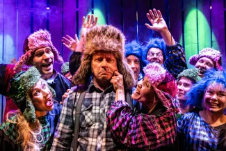 Näytöskuva Mielensäpahoittaja-mussikaalista