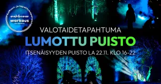 Valotaidetapahtuma Lumottu puisto