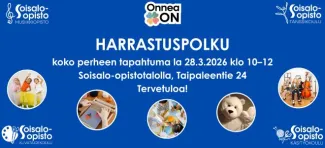 Harrastuspolku-tapahtuma 28.3.