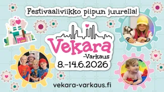 Vekara-Varkaus -festivaaliviikon banneri